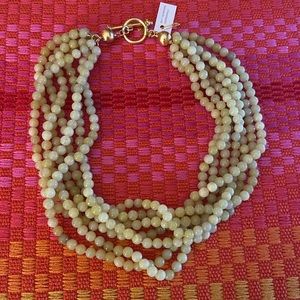 Hazen and co 7 strand citrine necklace. 16 inches. NWT